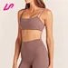 low neck sports bra